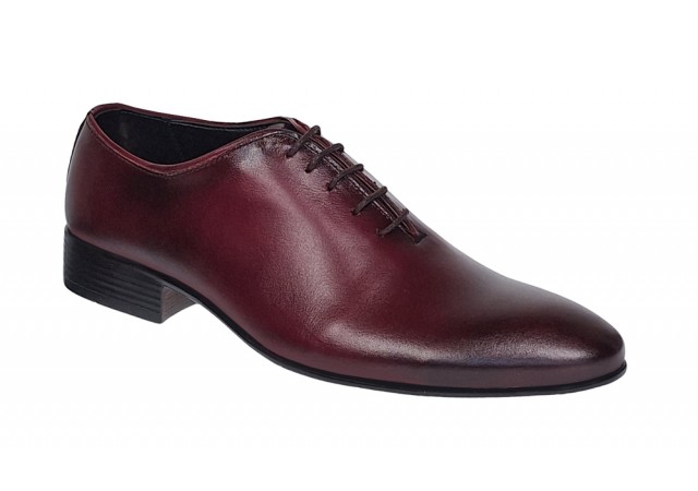 Pantofi barbati eleganti din piele naturala Bordeaux 024VIS